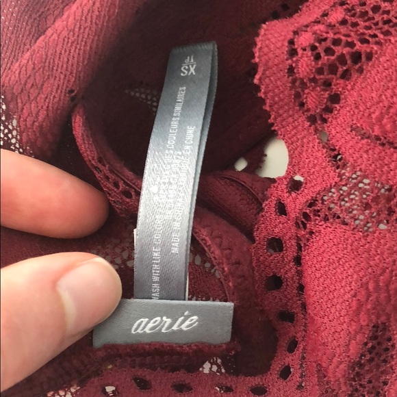 Maroon aerie bralette - Picture 6 of 6